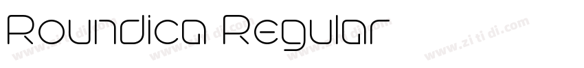 Roundica Regular字体转换 Roundica Regular字体转换